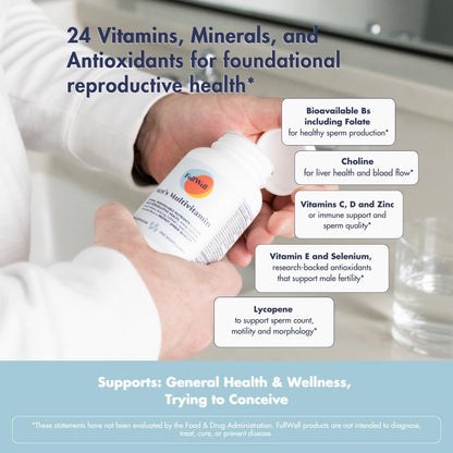 FullWell Men's Multivitamin - Daily – General Wellness : Provides a foundation of essential vitamins and minerals – Image 4