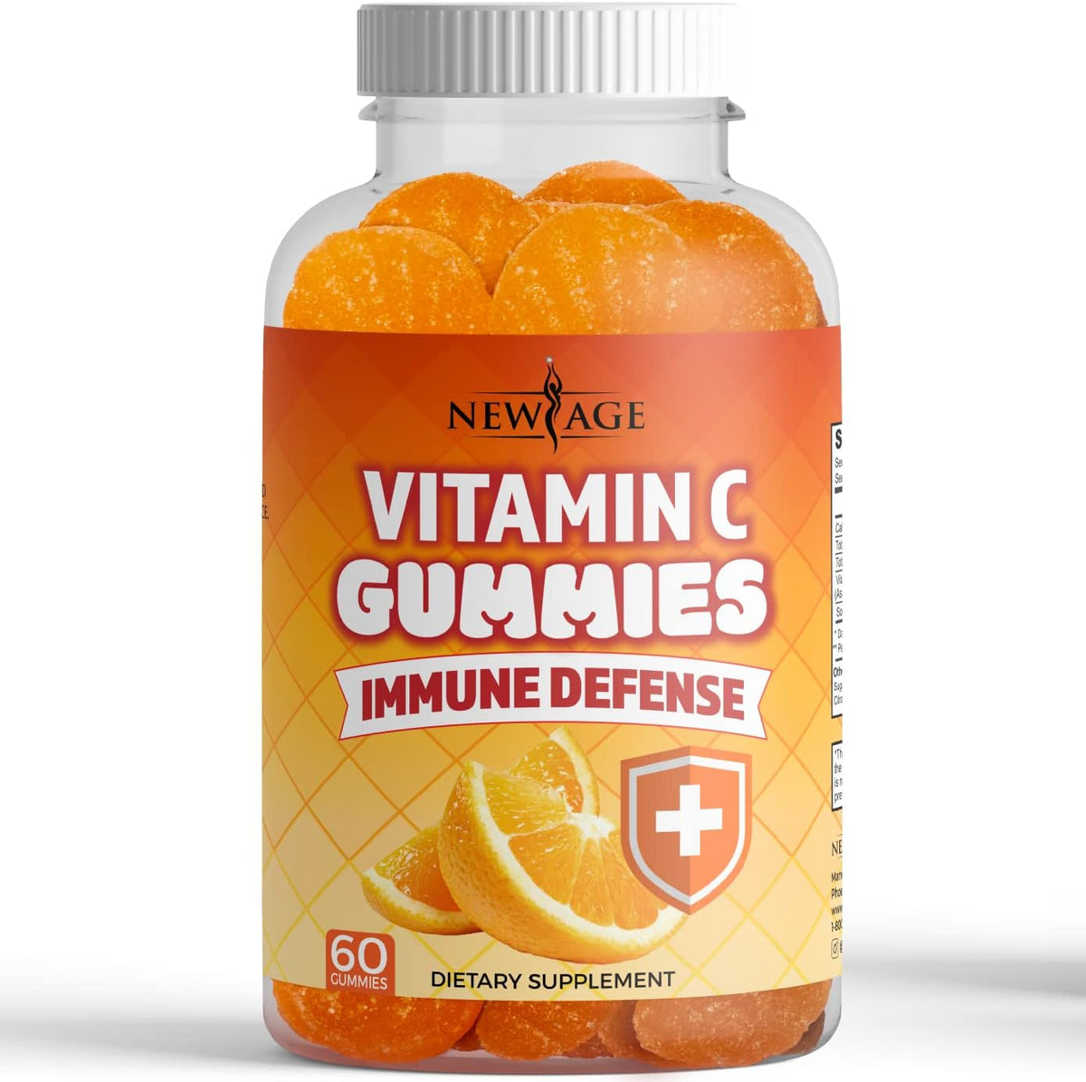 NEW AGE Vitamin C Gummies - Orange Flavour - 120 Gummies - görsel 9