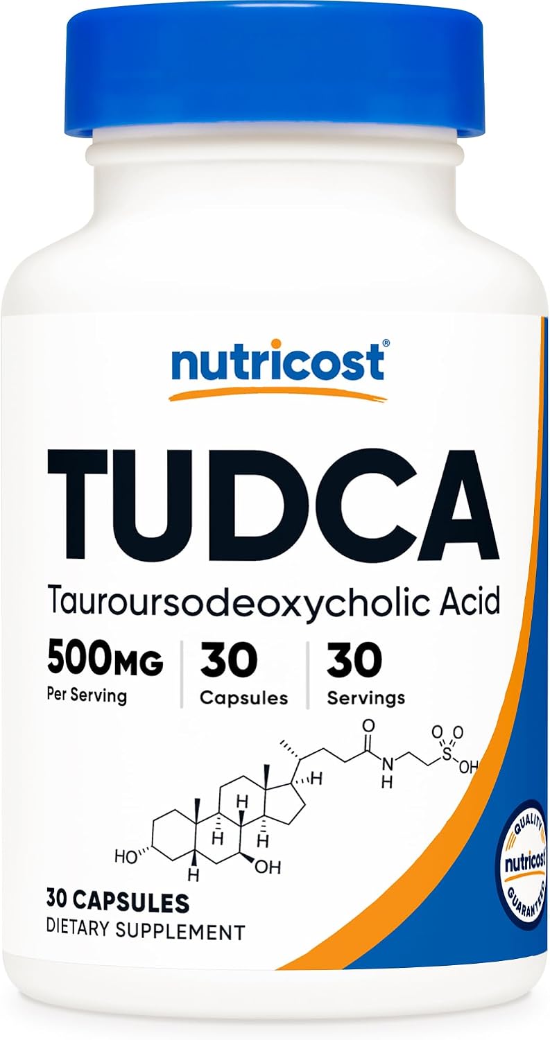 Nutricost TUDCA 500mg, 30 Capsules (Tauroursodeoxycholic Acid) - görsel 1