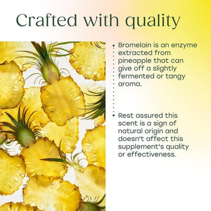 MegaFood Quercetin with Bromelain Supplement – 500mg Quercetin + 165mg Bromelain, 60 Capsules