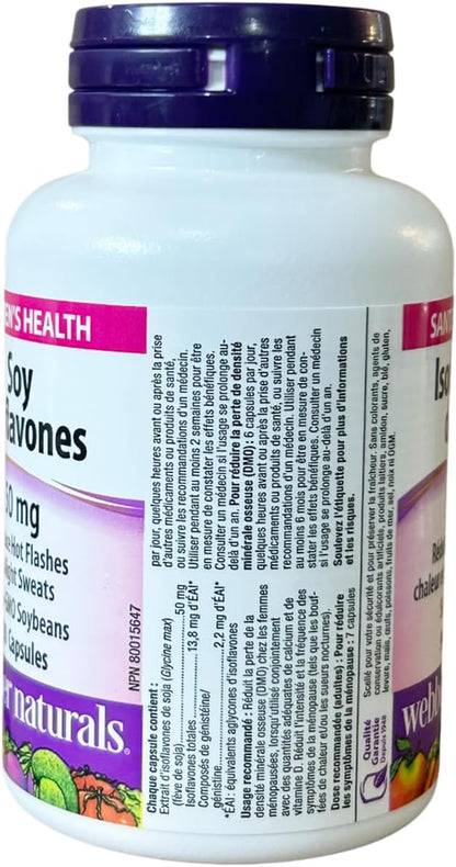 Webber Naturals Soya Isoflavones 50 mg 90 Capsules