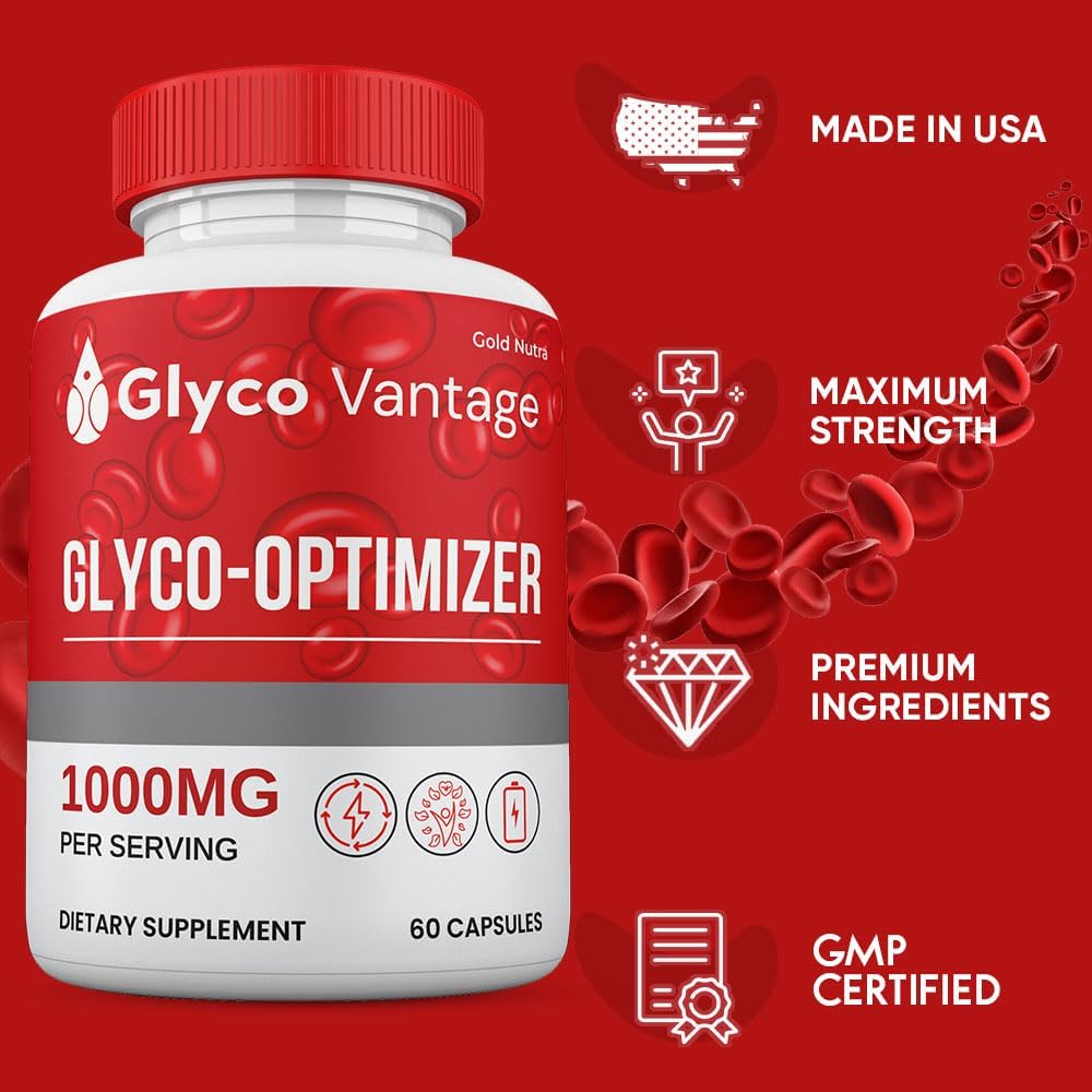 Glyco Vantage – Blood Support Supplement – Maximum Strength All Natural – 2 Pack - görsel 3