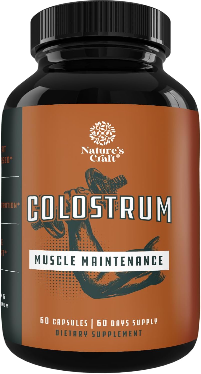 Bovine Colostrum Capsules with Immunoglobulin G – Gut Health, Immune Support and Muscle Recovery (60 Capsules) - görsel 1