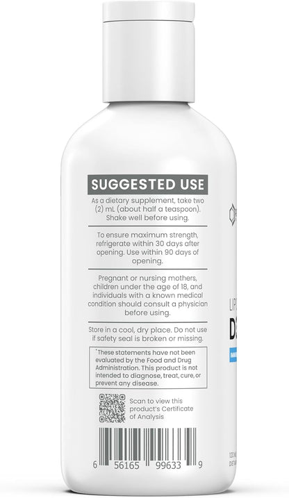 Renue By Science Vitamin D3 K2 Liposomal Gel - High Strength D3 & K2 Supplement with 2500 IU Vitamin D3 and 200 mcg Vitamin K2 per Serving, Non-GM, Allergen-Free, Made in the USA