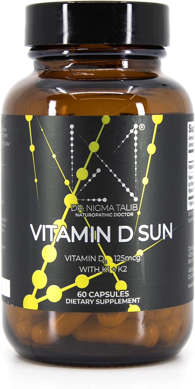 DR. NIGMA Vitamin D3 5000 IU with K1 & K2 - 60 Capsules - görsel 1