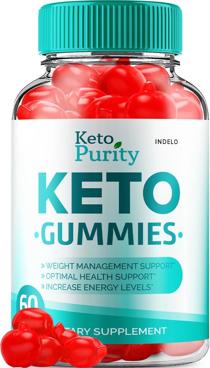 Keto Purity ACV Gummies – Advanced Weight Management with Apple Cider Vinegar and B12 (60 Gummies) - görsel 1