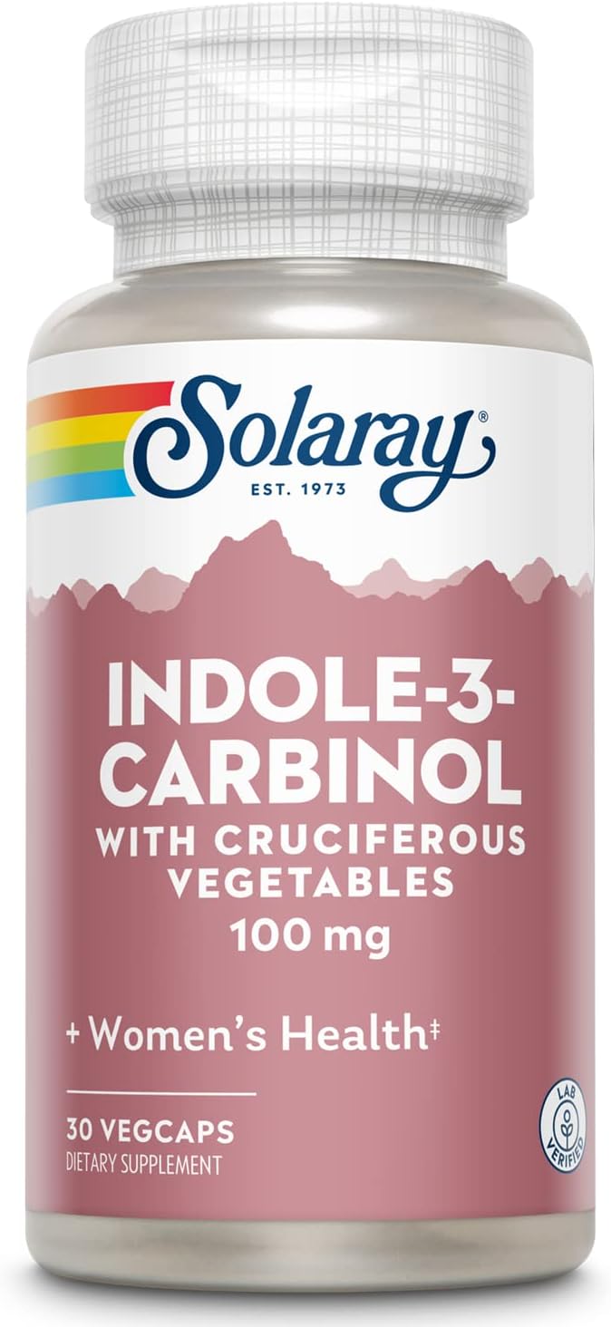 SOLARAY Indole-3-Carbinol 100mg, 30 Capsules - görsel 1