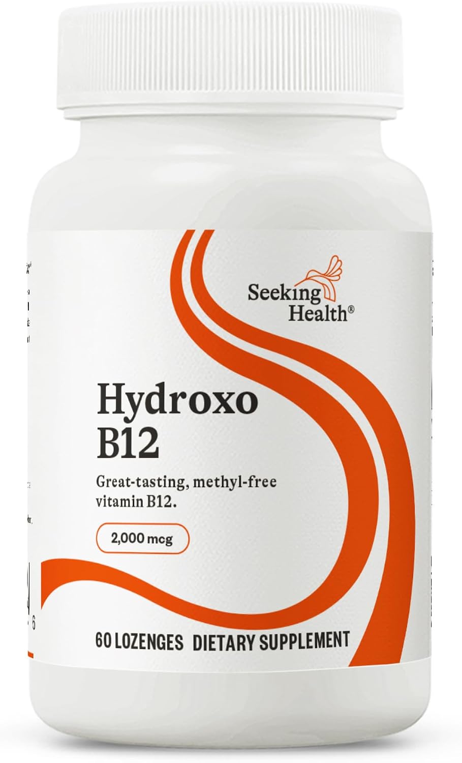 Seeking Health Hydroxo B12 - Vitamin B12 Supplement with Folate for Methylation and Energy Support - 2000 mcg, 60 Lozenges - görsel 1