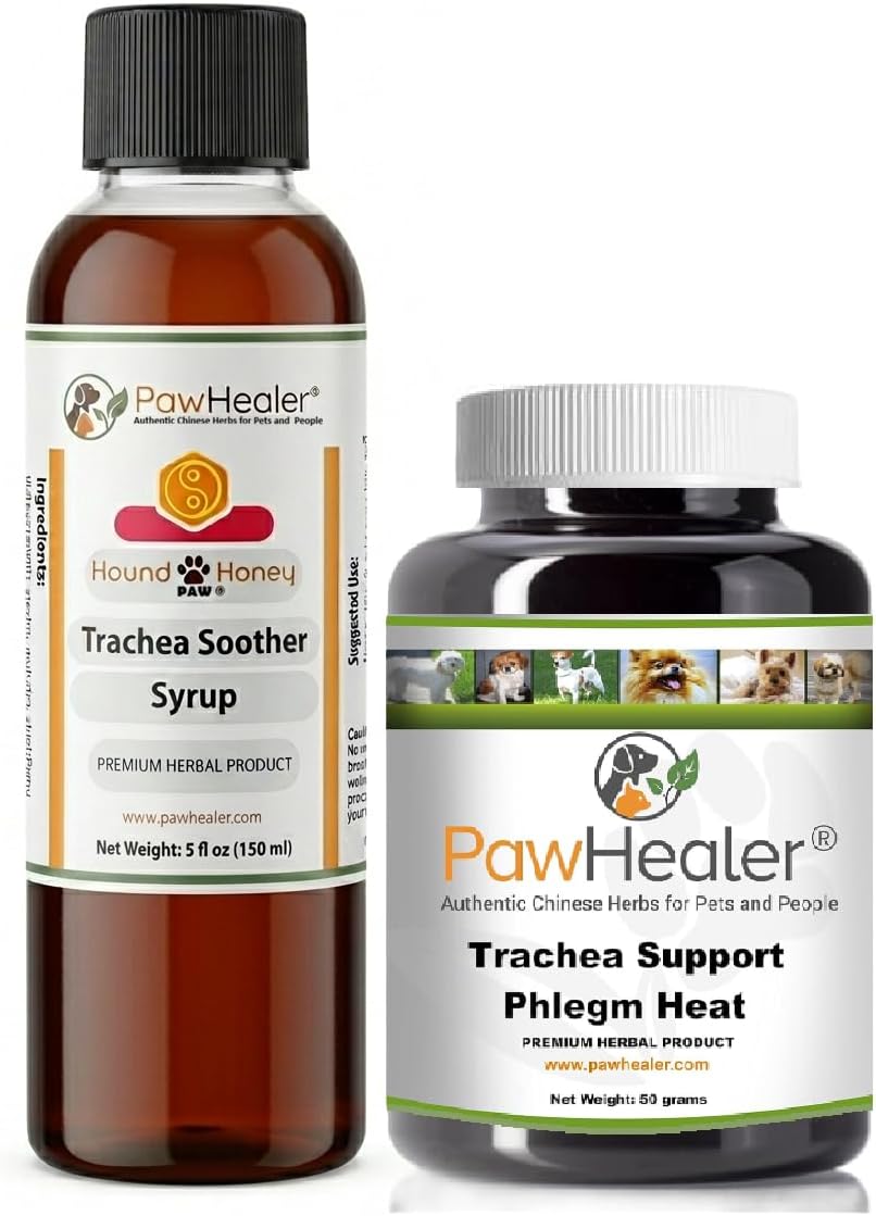 Trachea Soother Syrup Bundle with Trachea Support: Phlegm Heat – Natural Herbal Remedy for Dogs - görsel 2