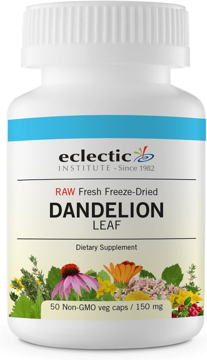 Eclectic Herb Organic Freeze-Dried Dandelion Leaf Capsules