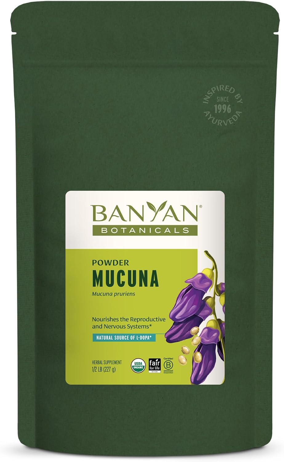 Banyan Botanicals Kapikacchu Powder – Organic Mucuna Pruriens, 454g - görsel 7