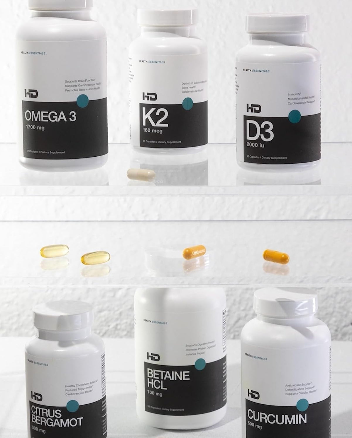 HD MUSCLE HealthHD D3 - 2000 IU Vitamin D3 Supplement - 90 Capsules - görsel 5