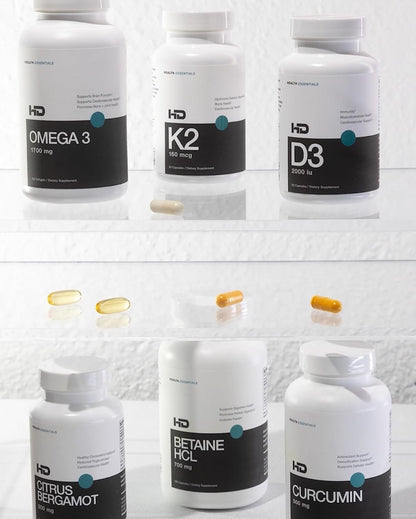 HD MUSCLE HealthHD D3 - 2000 IU Vitamin D3 Supplement - 90 Capsules