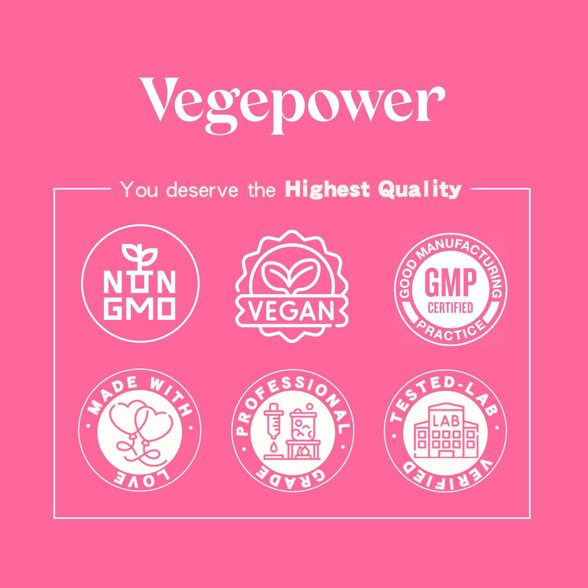 VEGEPOWER Biotin Gummies 10000µg – Vegan Hair, Skin & Nails Food Supplement - görsel 8