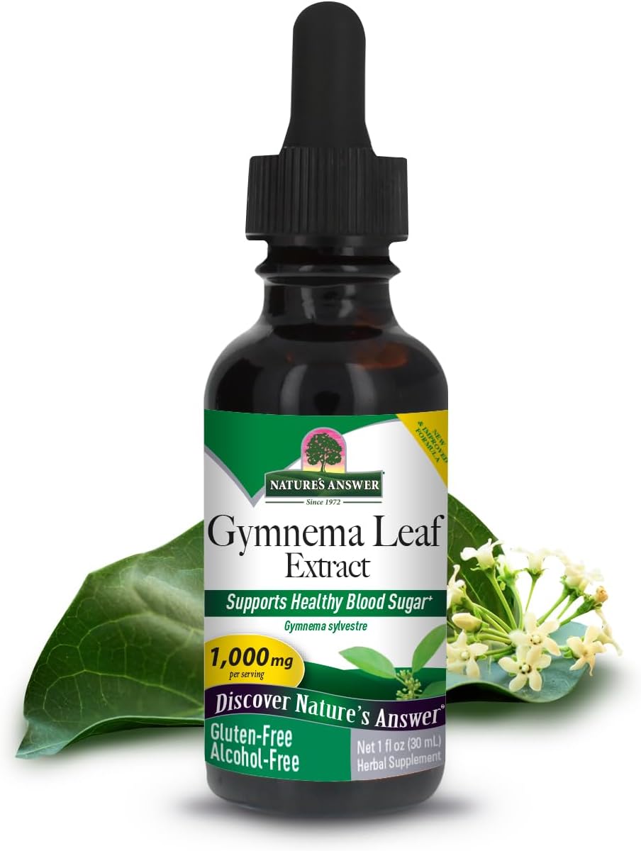 Nature's Answer Alcohol-Free Gymnema Leaf Extract, 1 fl oz - görsel 1