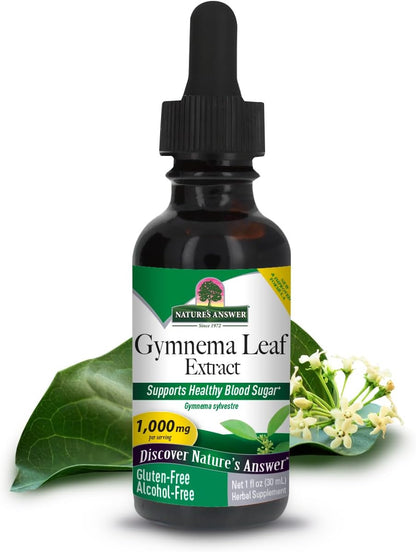 Nature's Answer Alcohol-Free Gymnema Leaf Extract, 1 fl oz