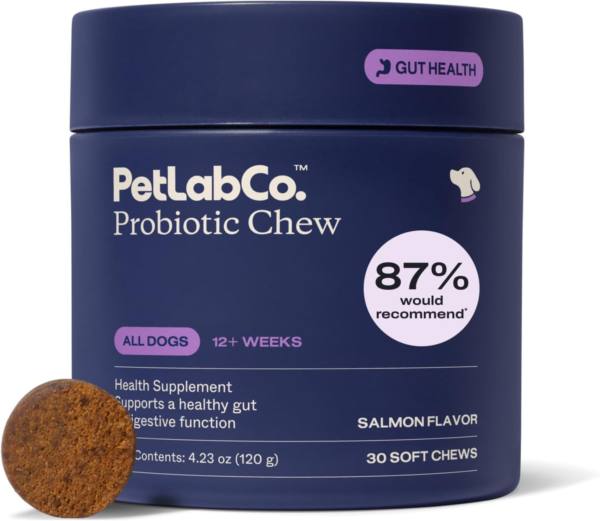 PetLab Co. Probiotics for Dogs - Salmon Flavour - 30 Soft Chews - görsel 1