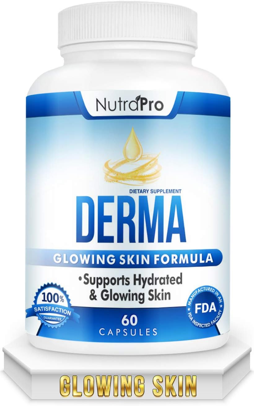 Dermal Repair Complex – Skin Hydration Supplement with Phytoceramides & Alpha Lipoic Acid, 60 Liquid Capsules - görsel 1