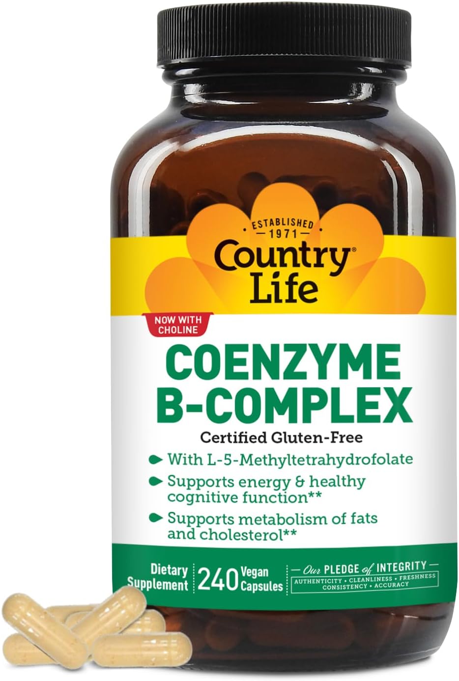 Country Life Coenzyme B-Complex, 60 Capsules - görsel 8