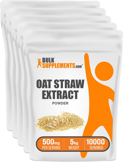 BulkSupplements.com Oat Straw Extract Powder – 5 kg