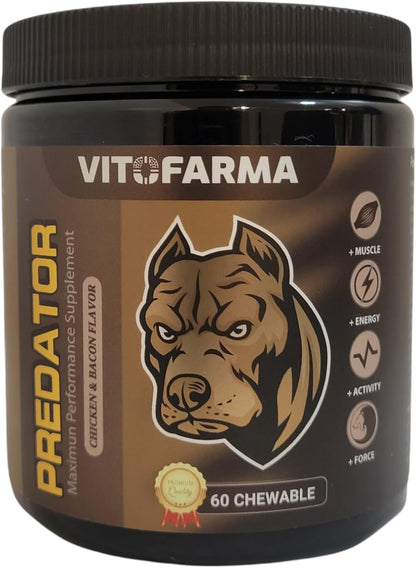 Predator Muscle Builder Chewable Tablets for Dogs – 60 Tablets