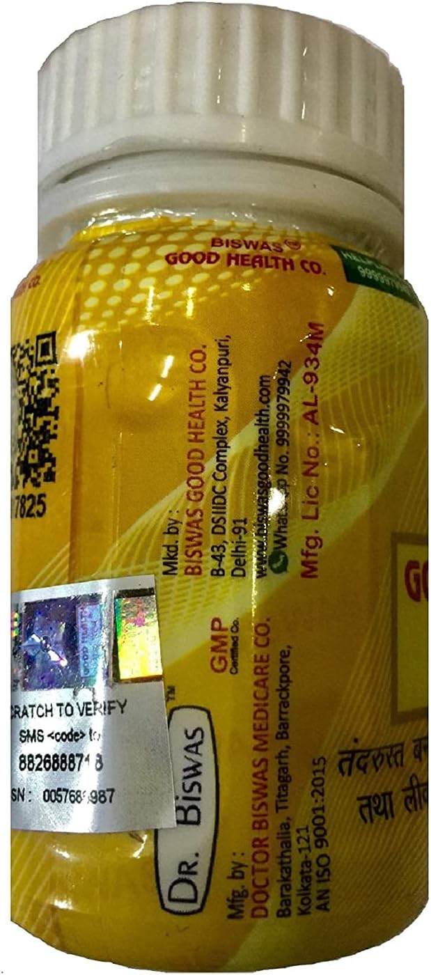 Dr. Biswas Good Health Capsules (50 Capsules) - görsel 2