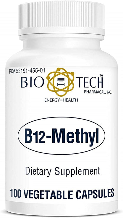 Vitamin B12 Methylcobalamin - 100 Capsules