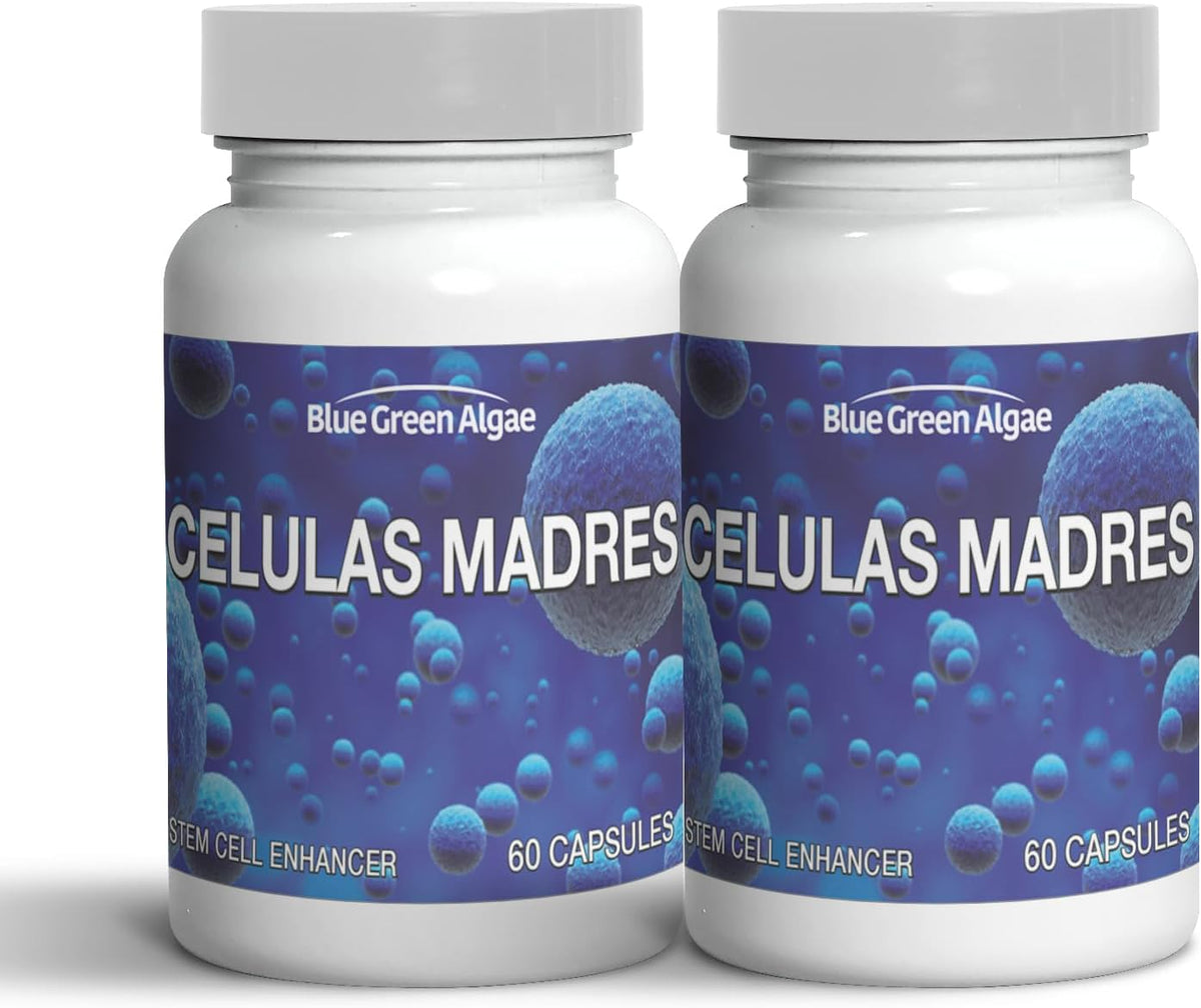 Stem Cell - Celulas Madres Supplement for Anti-Ageing & Longevity, Non-GMO, Gluten-Free, Vegetarian Capsules, 60 Count - görsel 2