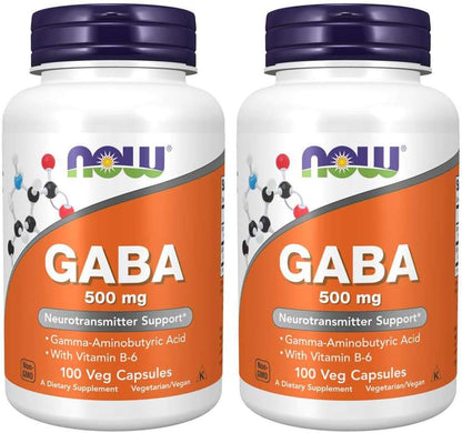 NOW GABA 500mg with Vitamin B6