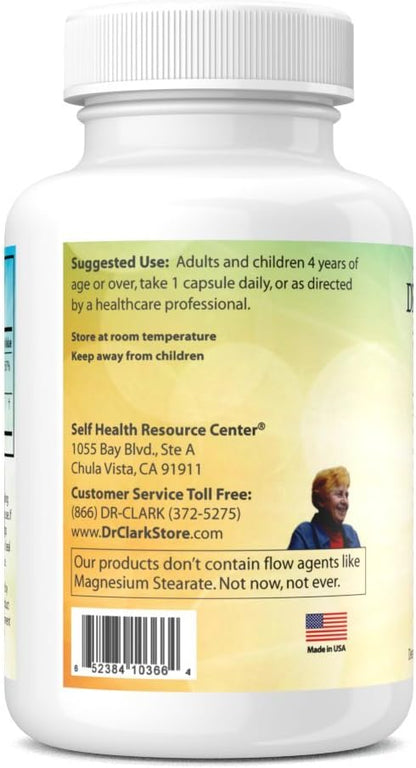 Dr. Clark Vitamin C with Rose Hips Supplement – 1000mg, 100 Gelatine Capsules