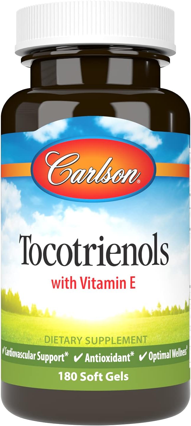 Carlson - Tocotrienols, 40 mg, with Natural-Source Vitamin E, Gamma, Alpha, Delta, Beta, Sustainably Sourced, 30 Softgels - görsel 8