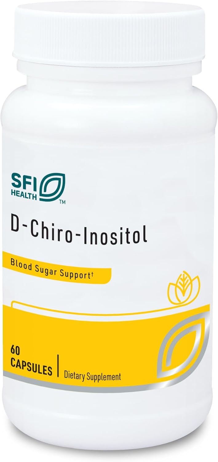SFI Health Klaire Labs D-Chiro-Inositol - 150 mg Hypoallergenic Food Supplement (60 Capsules) - görsel 1