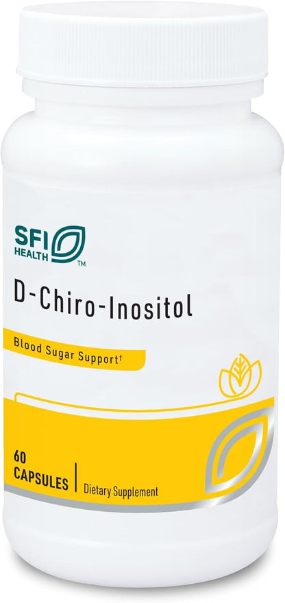 SFI Health Klaire Labs D-Chiro-Inositol - 150 mg Hypoallergenic Food Supplement (60 Capsules)