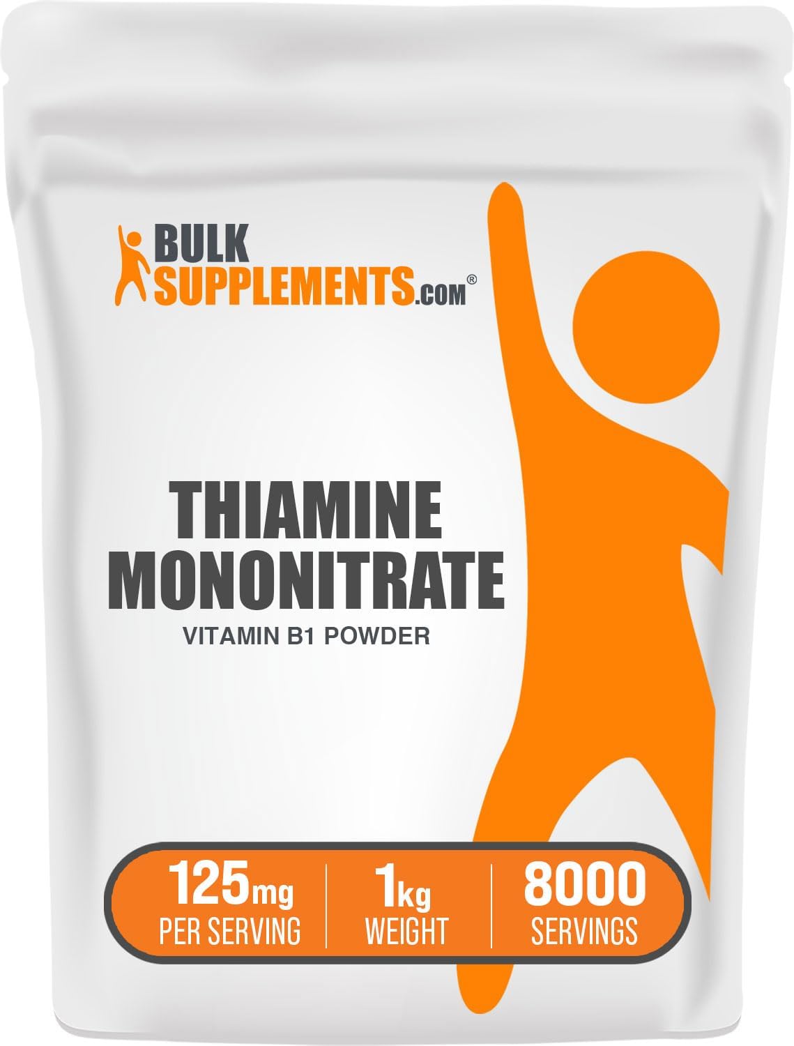 BulkSupplements.com Thiamine Mononitrate Powder - Vitamin B1 Supplement, 125mg per Serving, 100g - görsel 6