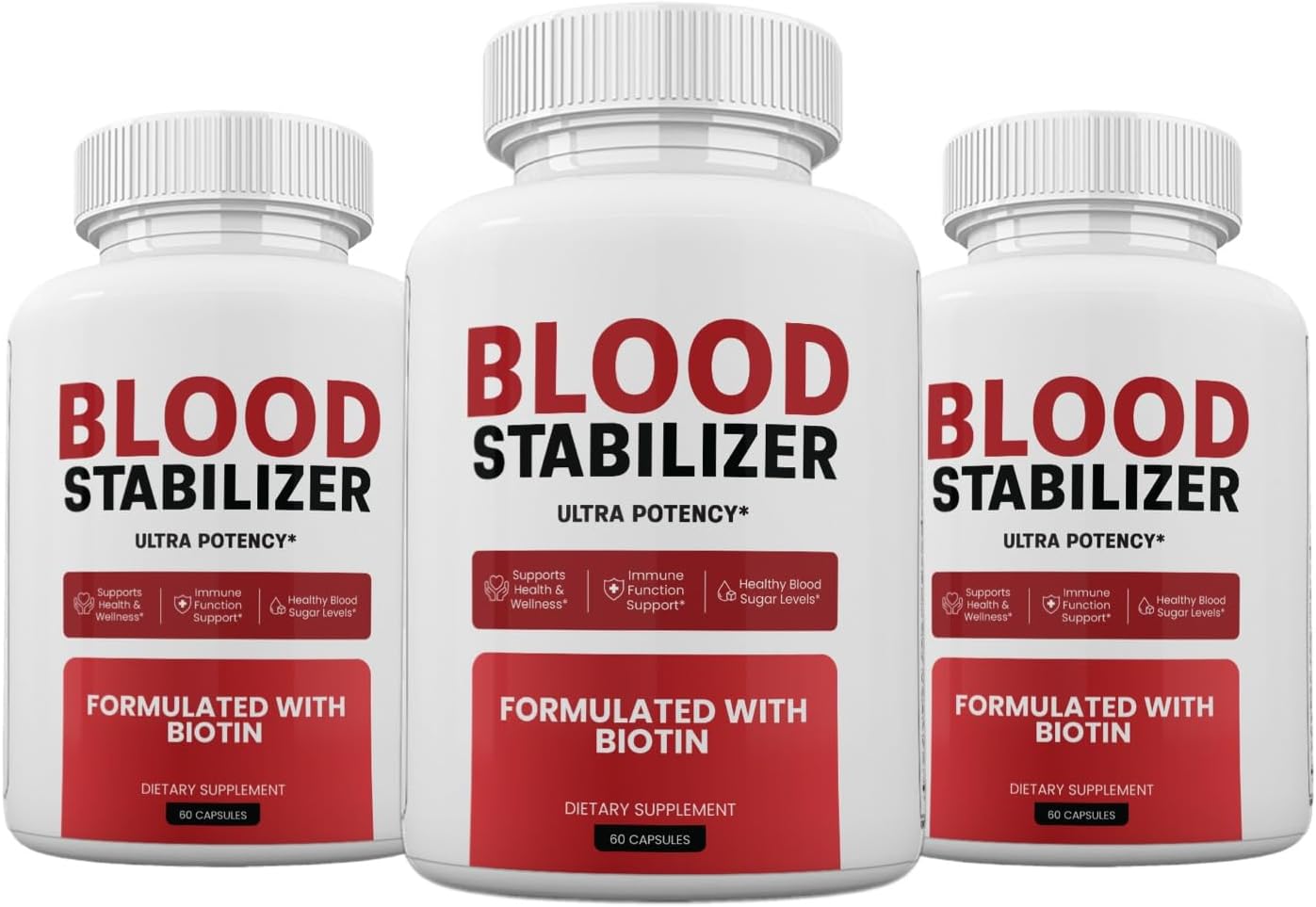 Zonata (3 Pack) Blood Stabiliser Capsules, Blood Stabiliser Premium Formula, 180 Capsules - görsel 1