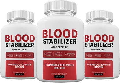 Zonata (3 Pack) Blood Stabiliser Capsules, Blood Stabiliser Premium Formula, 180 Capsules