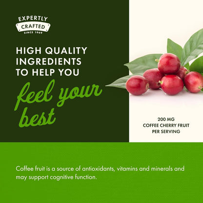 Swanson Full-Spectrum Coffee Cherry, Antioxidant Support, 60 Veggie Capsules (2 Pack)