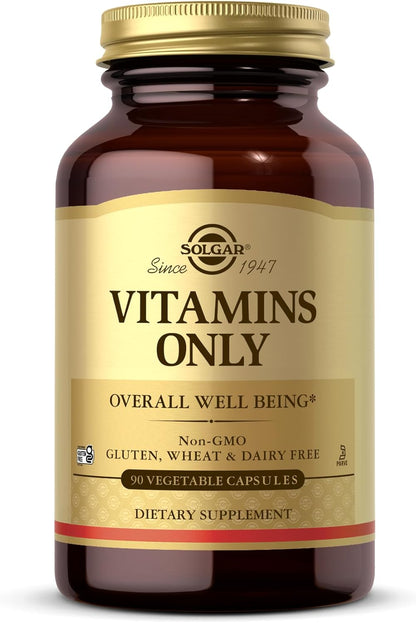 Solgar Vitamins Only Multivitamin Supplement, 90 Vegetable Capsules