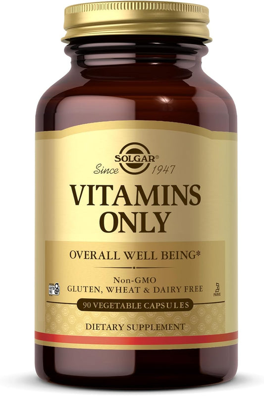 Solgar Vitamins Only Multivitamin Supplement, 90 Vegetable Capsules