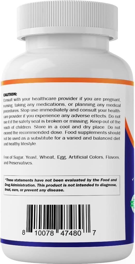 Vitamatic Glycine Supplements, 2000mg per Serving, 300 Capsules, Non-GM, Gluten-free - görsel 9