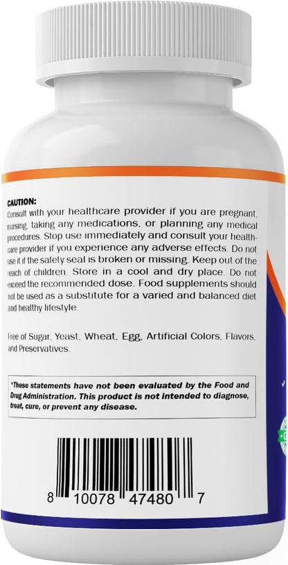 Vitamatic Glycine Supplements, 2000mg per Serving, 300 Capsules, Non-GM, Gluten-free