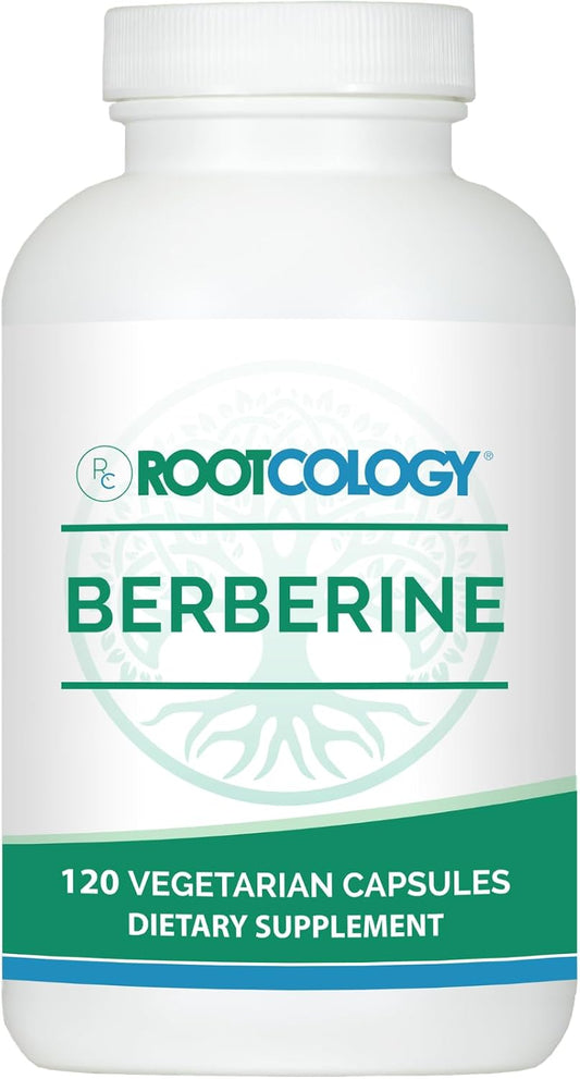 Rootcology Berberine HCl - Natural Plant Alkaloid Supplement, 120 Capsules
