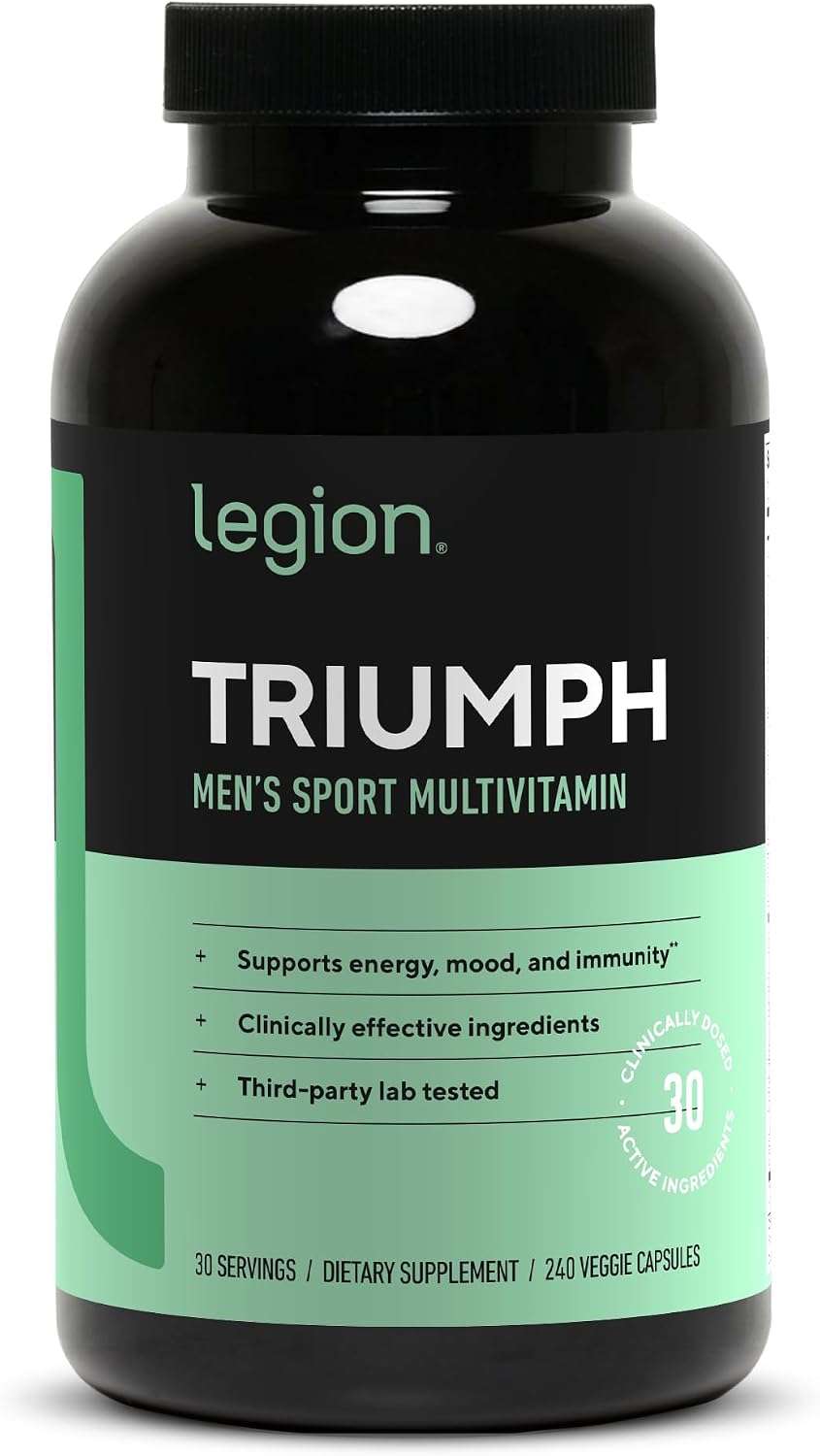 LEGION Triumph Men's Sport Multivitamin - Complete Multivitamin for Men - 30 Servings - görsel 1