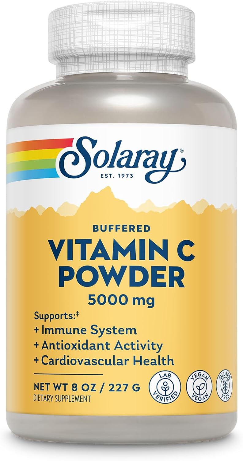 Solaray Vitamin C Ascorbic Acid Powder 5000mg, 227 g - görsel 1