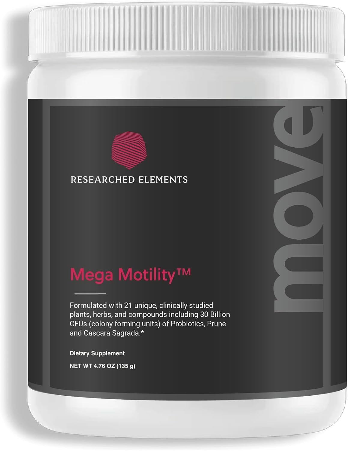 Mega Motility – Digestive Health Supplement for GI Motility – Herbal Prebiotic/Probiotic Powder – 30 Servings - görsel 1