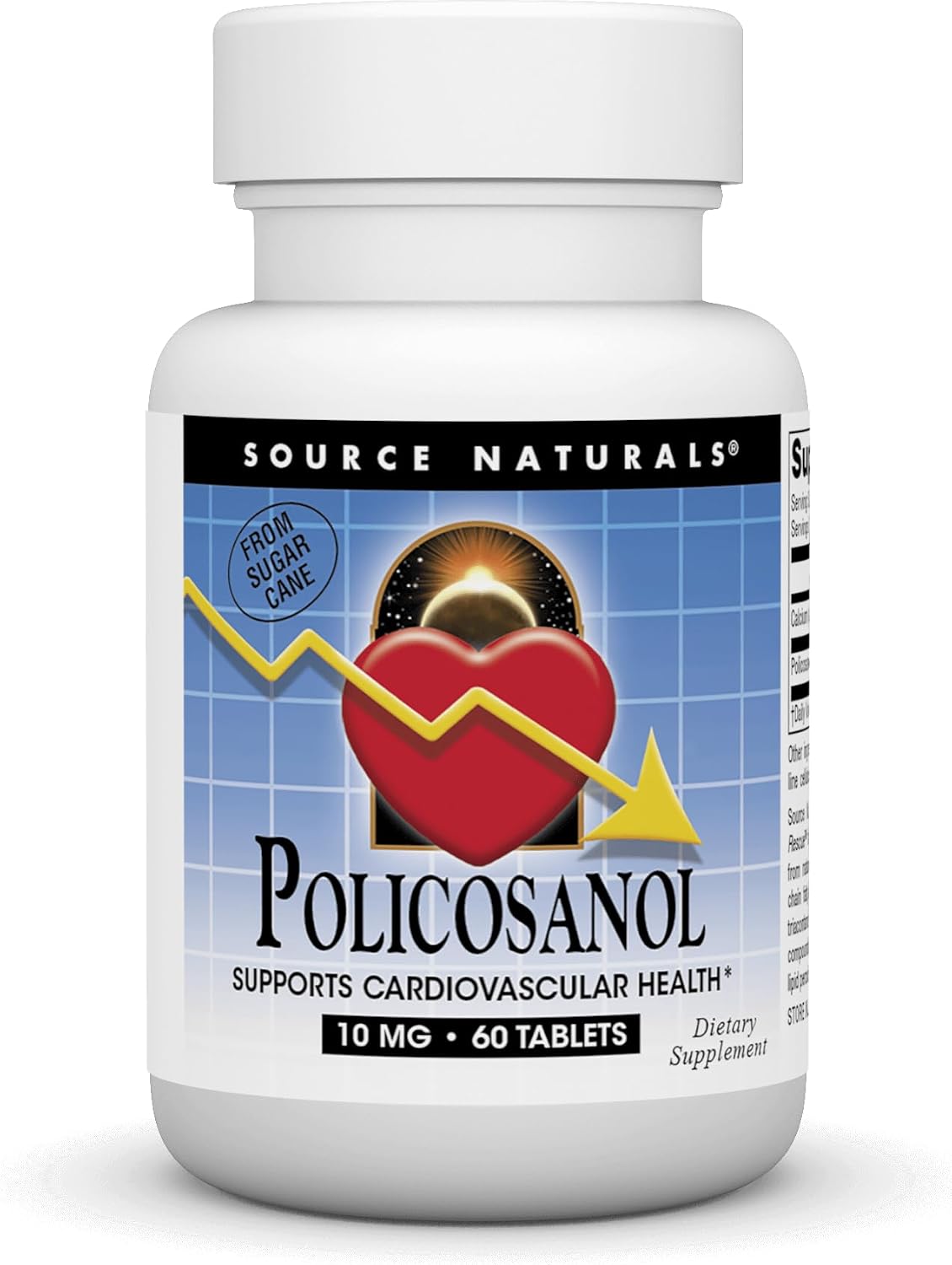 Source Naturals Policosanol 10mg, 60 Tablets - görsel 1