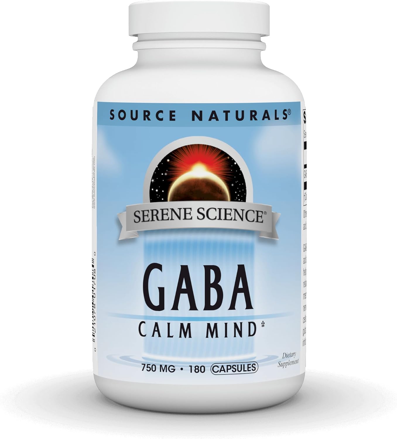 Source Naturals Serene Science GABA, 750mg - 180 Capsules - görsel 1