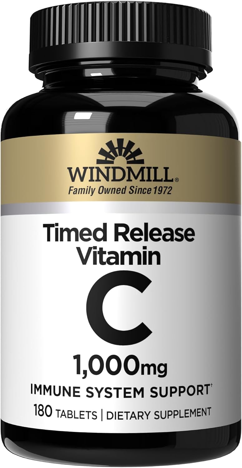 Windmill Vitamin C 1000mg Time Release with Rose Hips and Bioflavonoids - görsel 1