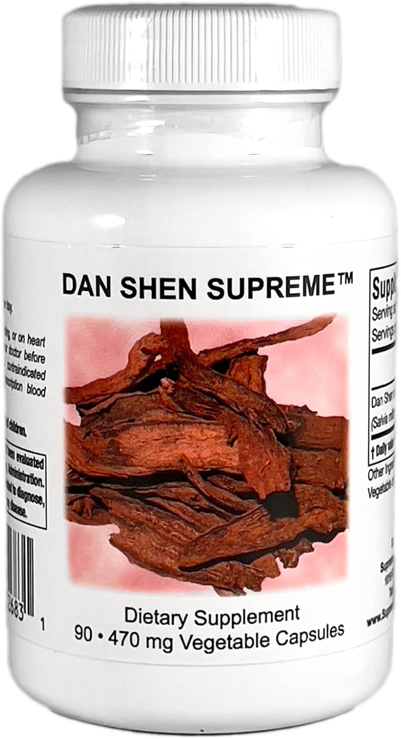 Supreme Nutrition Dan Shen Supreme - 90 Pure Red Sage Vegetarian Capsules - görsel 1