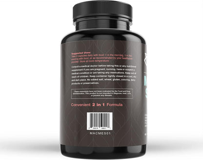 Visual Advantage® Macular Support + Meso-Z – Blue Light Eye Supplement with Triple Antioxidants for Advanced Protection Against Digital Screens (60 Capsules)